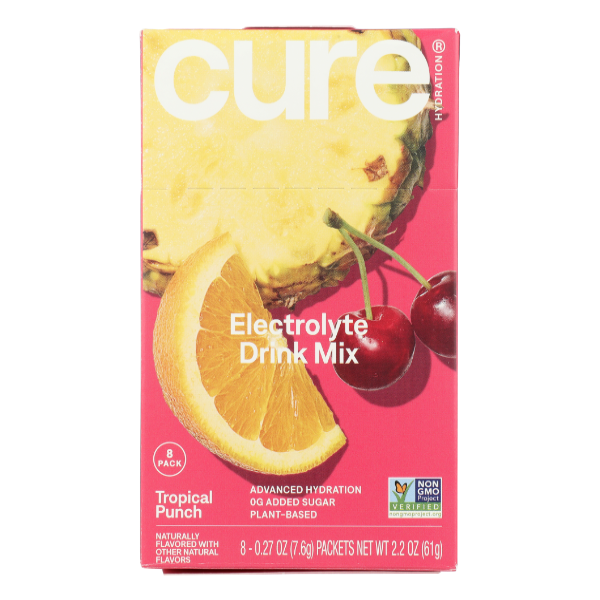Cure Hydration Tropical Punch: Hydrating Electrolyte Mix