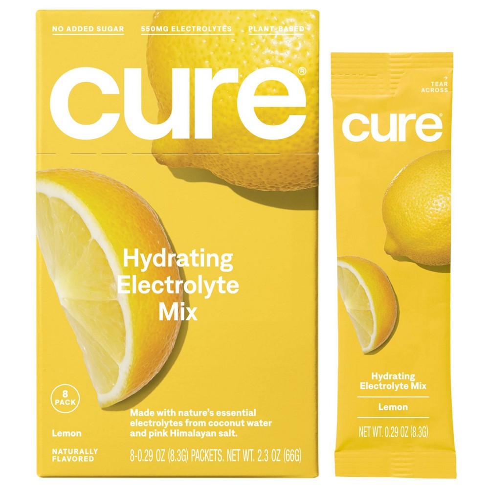 Cure Hydration Lemonade: Electrolyte Drink Mix