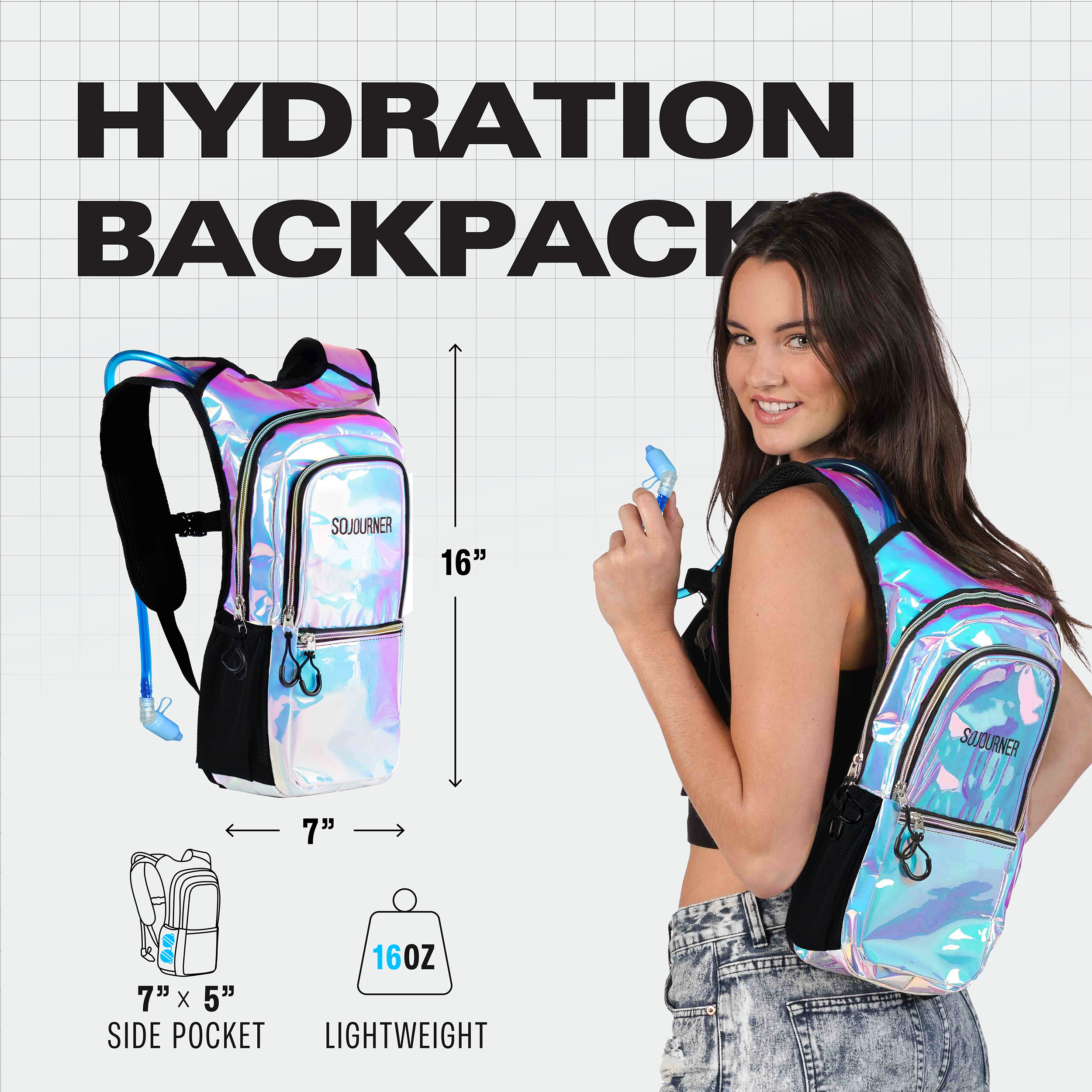 SoJourner All-Day Hydration Backpack – Built to Move (Medium)