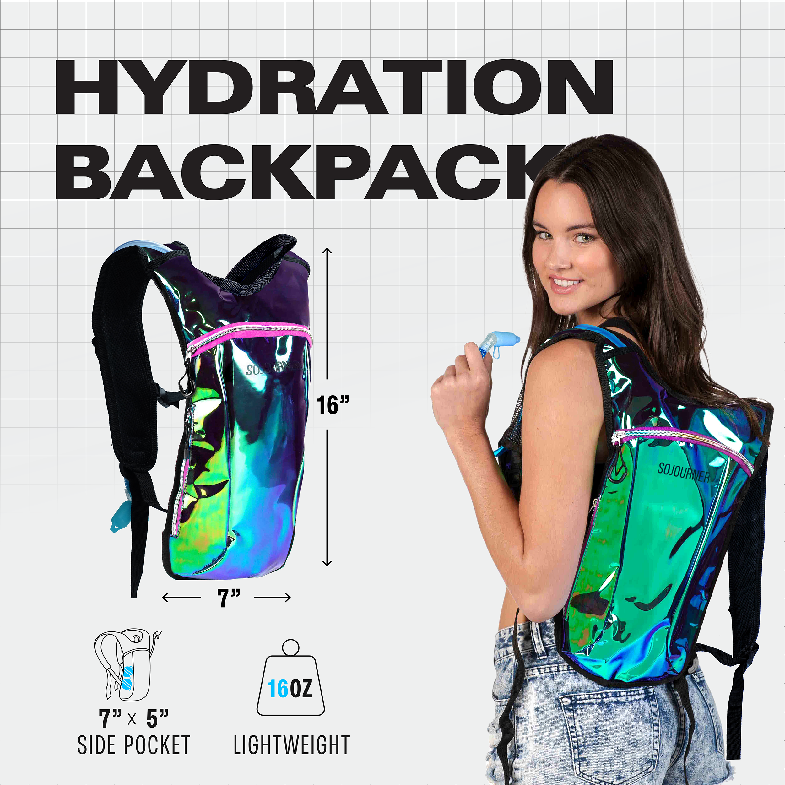 SoJourner All-Day Hydration Backpack – Built to Move (Small)