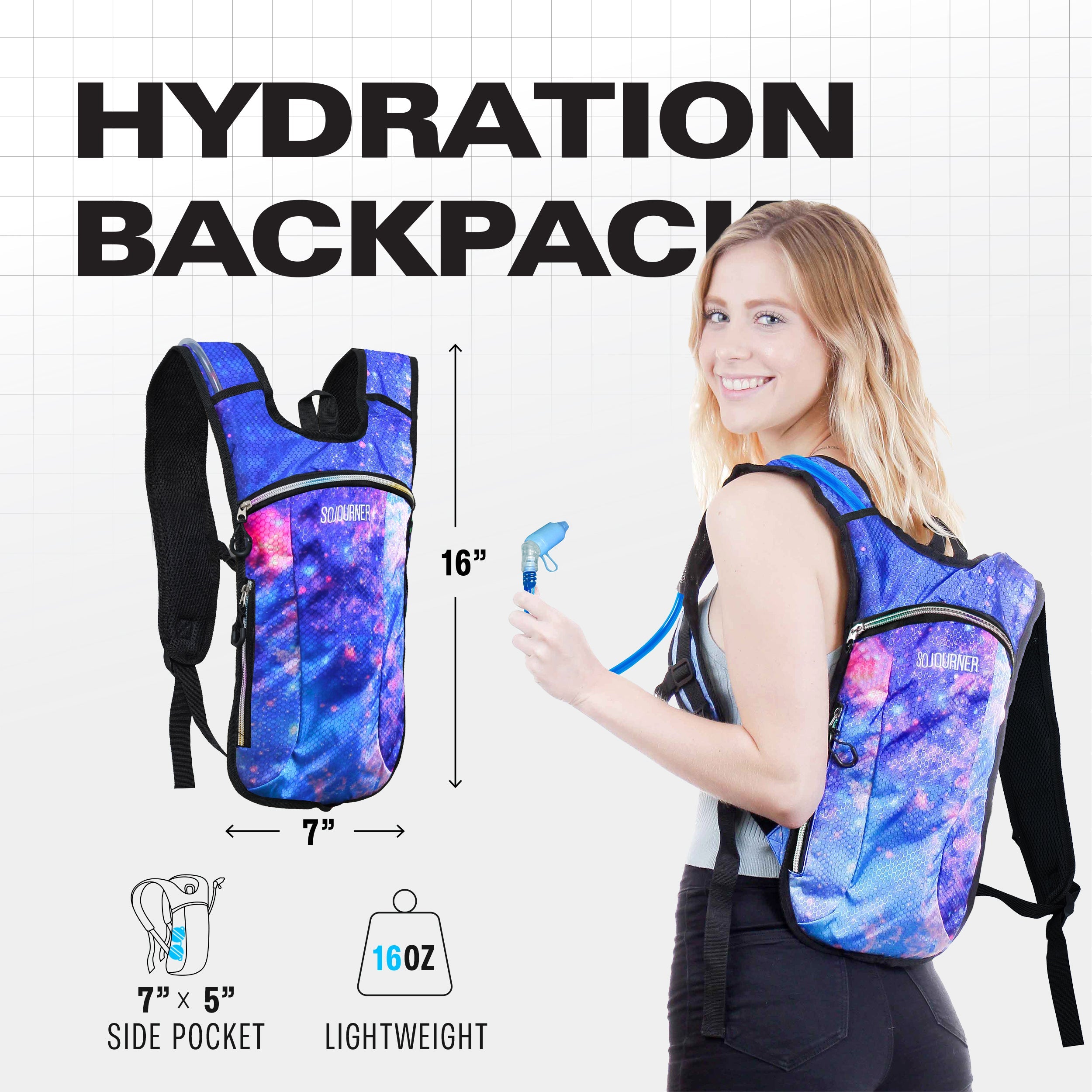 SoJourner All-Day Hydration Backpack – Built to Move (Small)