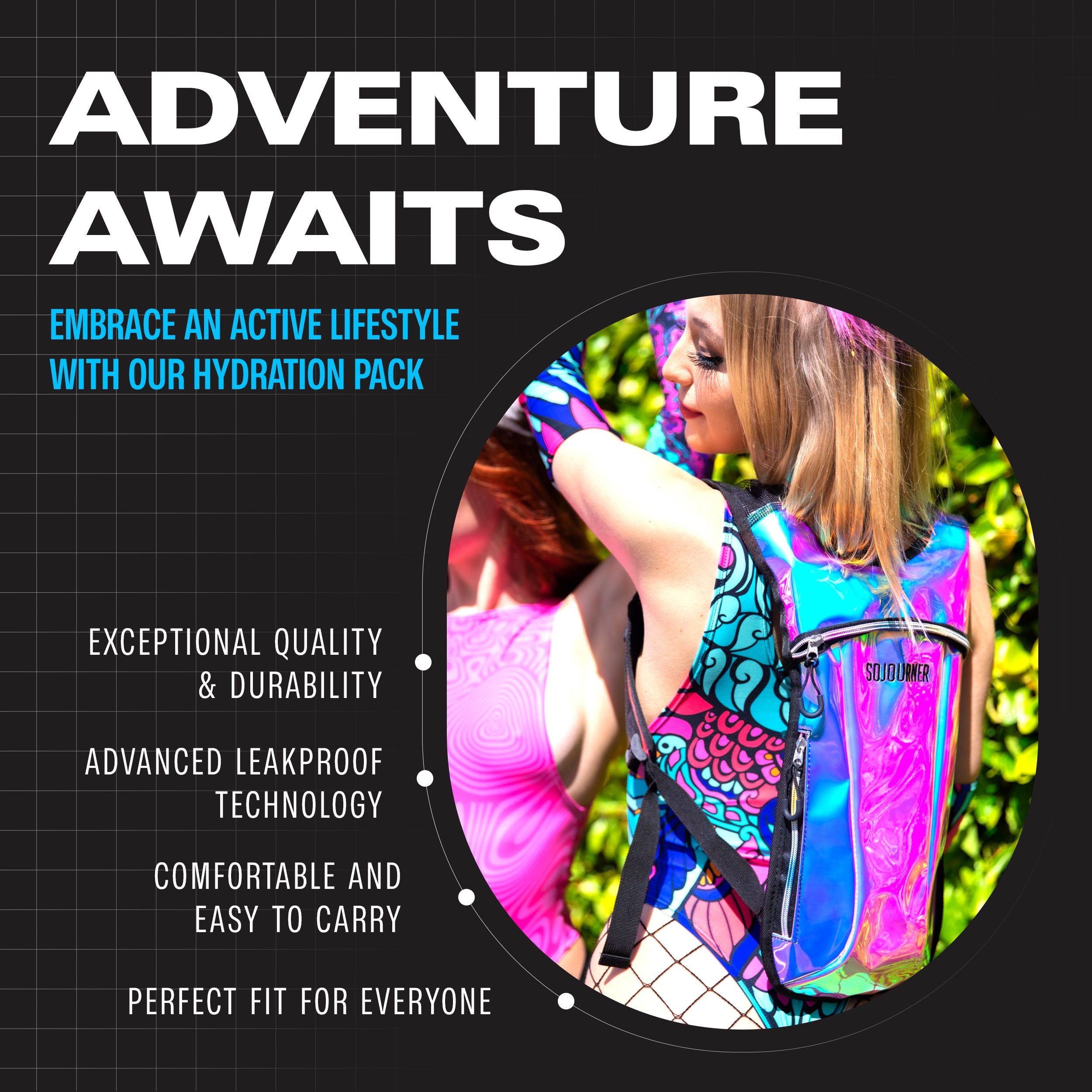 SoJourner All-Day Hydration Backpack – Built to Move (Small)