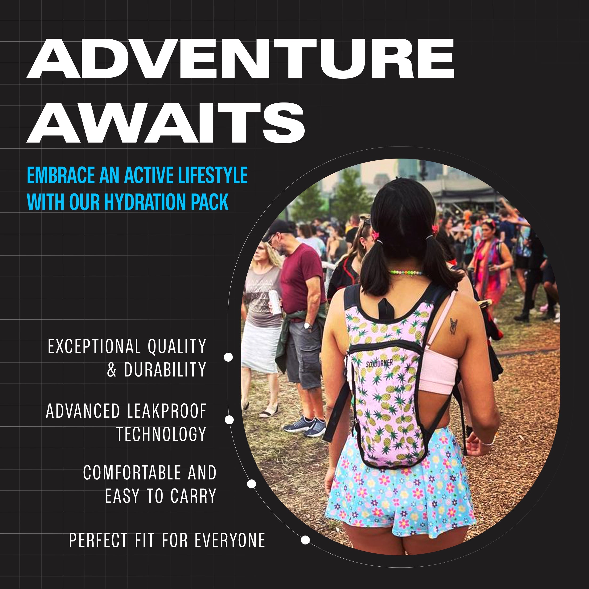 SoJourner All-Day Hydration Backpack – Built to Move (Small)