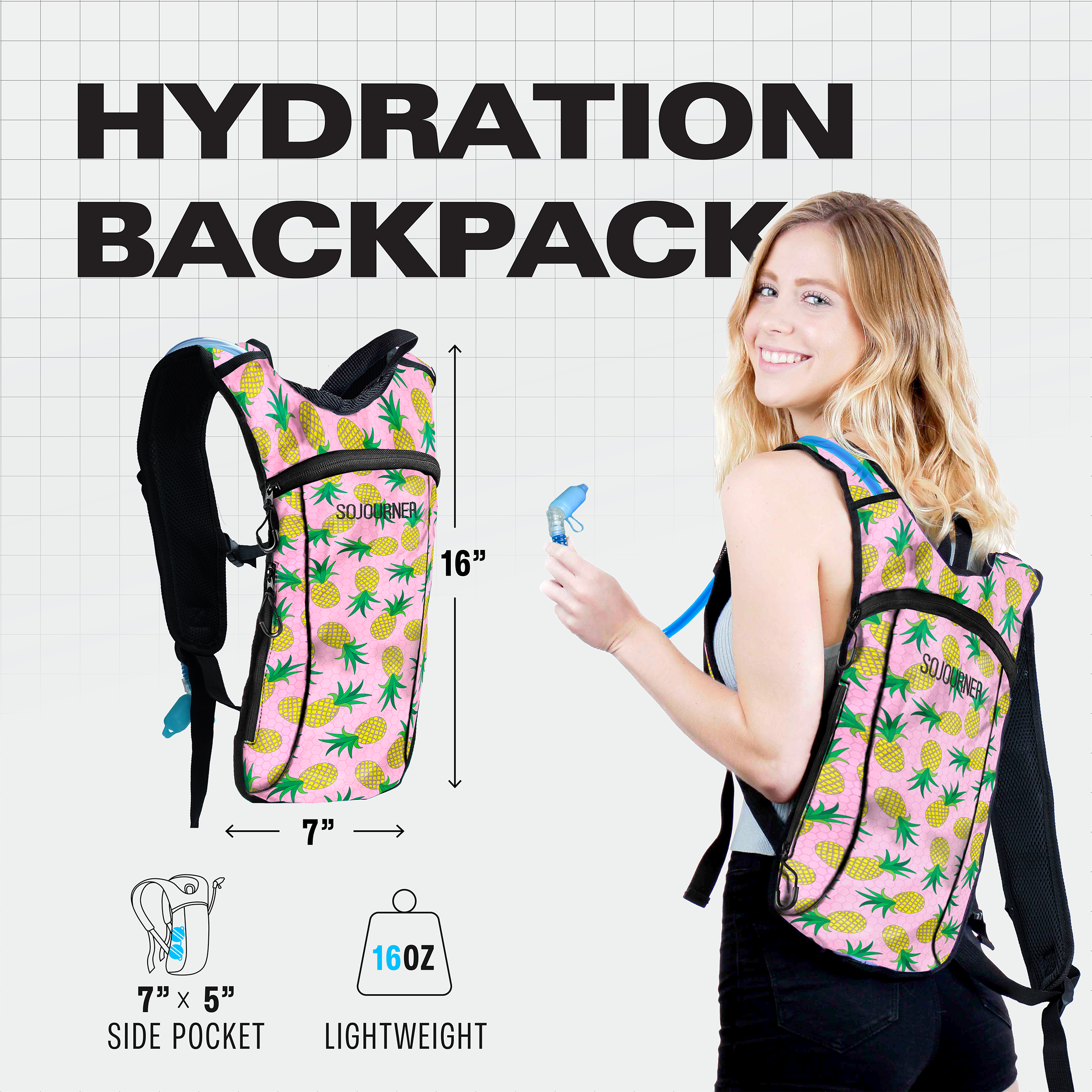 SoJourner All-Day Hydration Backpack – Built to Move (Small)